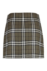 Burberry Wool Mini Skirt