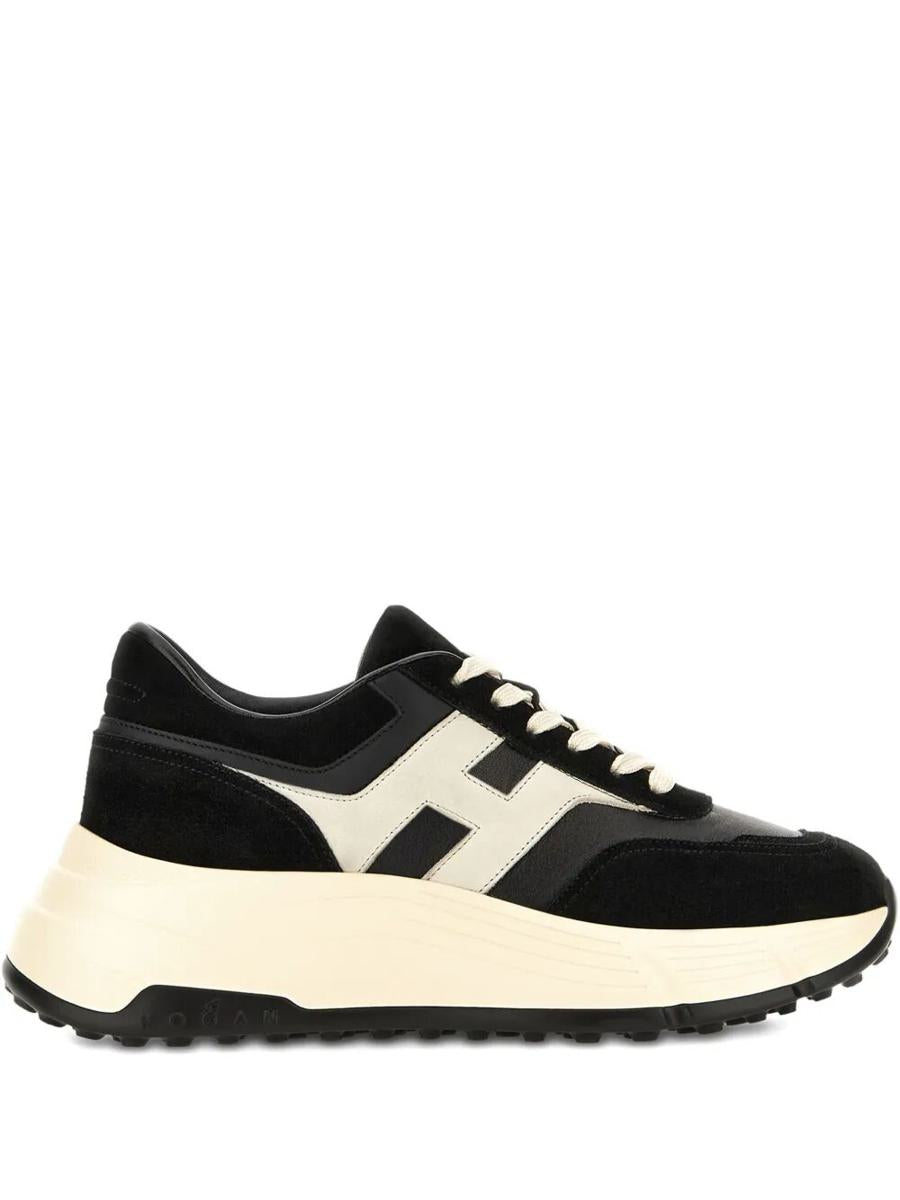 Hogan Hi-Fi Suede And Nappa Leather Sneakers Shoes