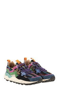Flower Mountain Yamano 3 - Sneakers In Suede And Technical Fabric