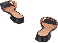 Valentino Garavani Vlogo Leather Sandals