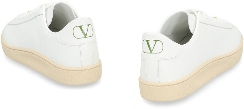 Valentino Garavani Royco Leather Low-Top Sneakers