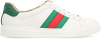 Gucci Ace Leather Low-Top Sneakers