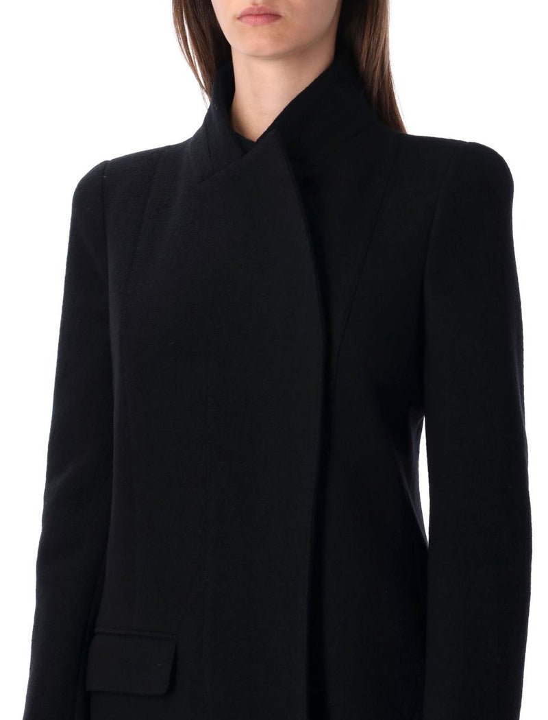 Tom Ford Long Wool Coat Blac