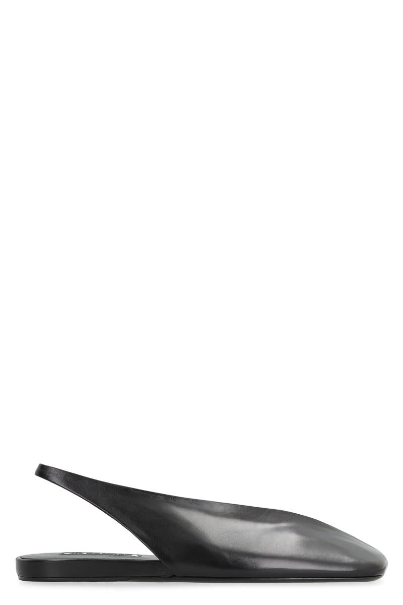 Jil Sander Leather Ballet Flats