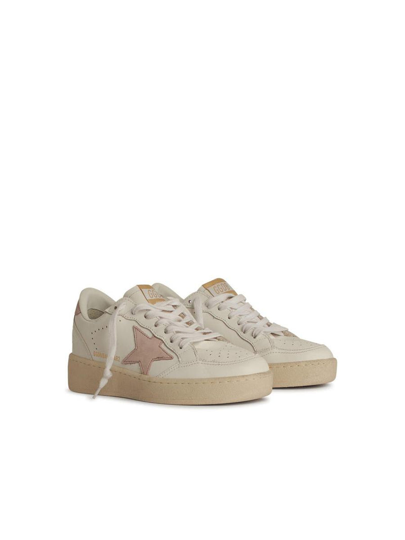 Golden Goose 'Ball Star 2' White Leather Sneakers