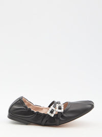 Nappa Ballerinas With Straps