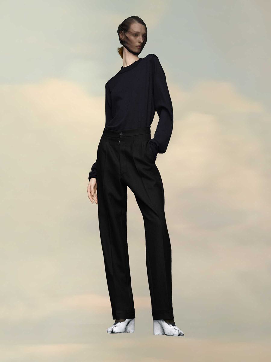 Maison Margiela Wool Dress Trousers