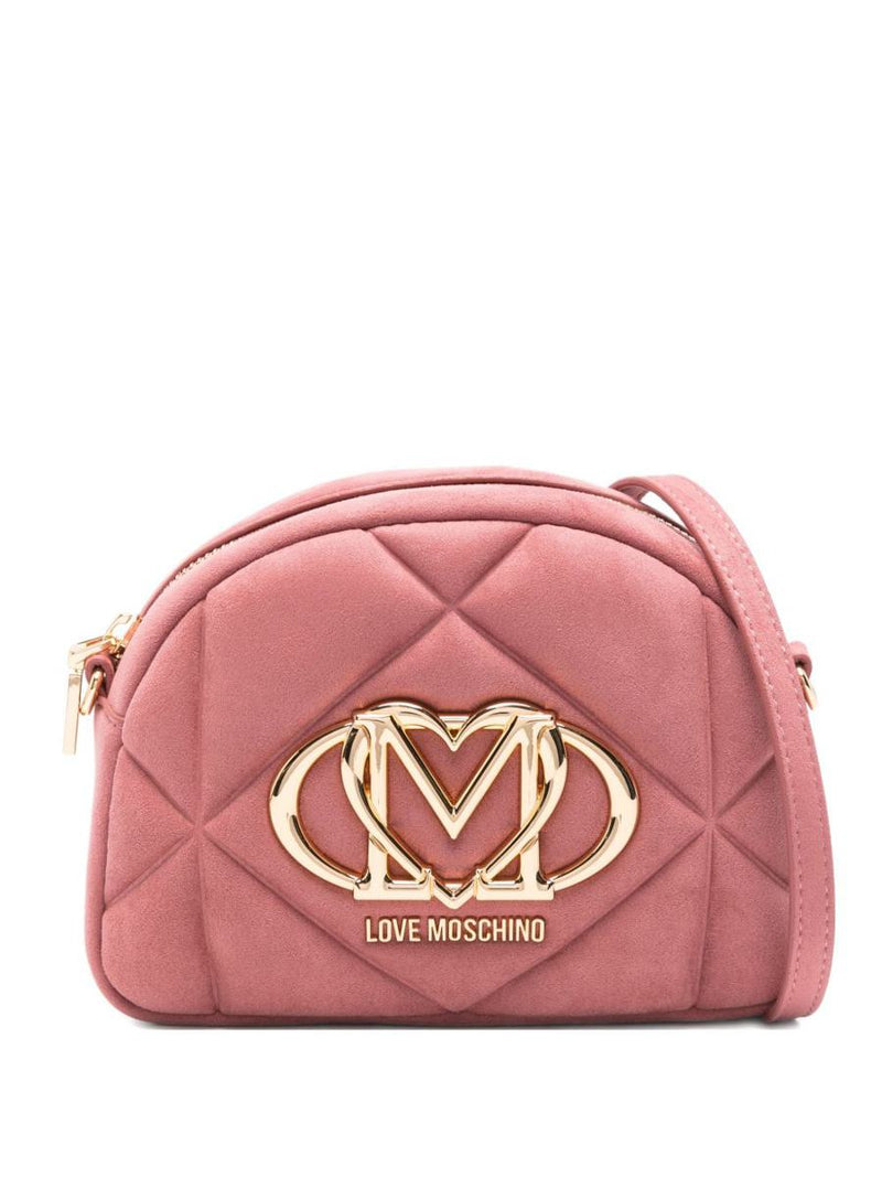 Love Moschino Pink Quilted Crossbody Bag
