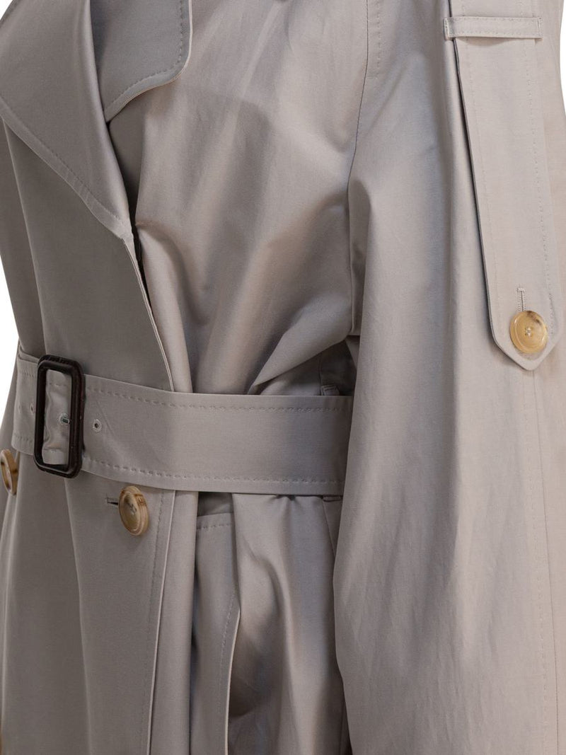 Max Mara The Cube Double-Breasted Cotton Twill Trench Coat