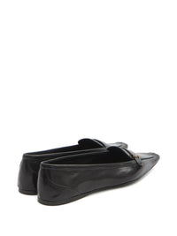 Saint Laurent Smooth Leather Poppy Ballerinas Shoes