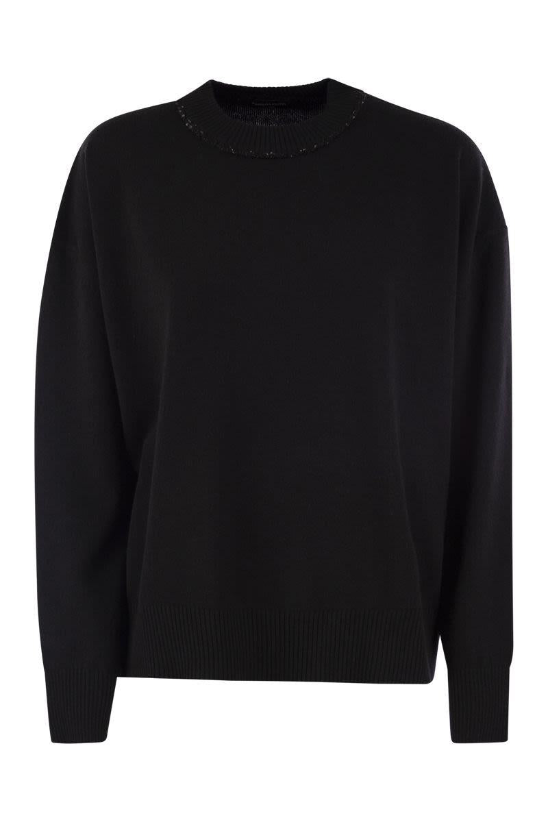 Fabiana Filippi Crew-Neck Sweater With Sequins