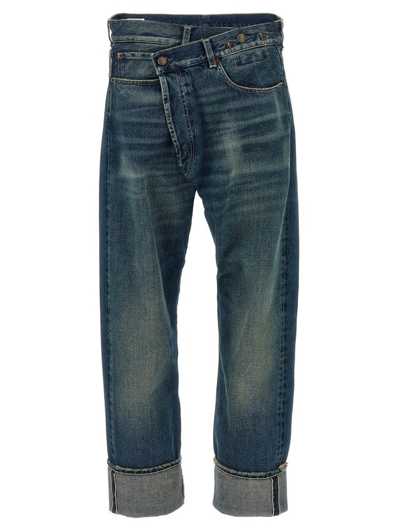R13 'Cuffed Crossover' Jeans