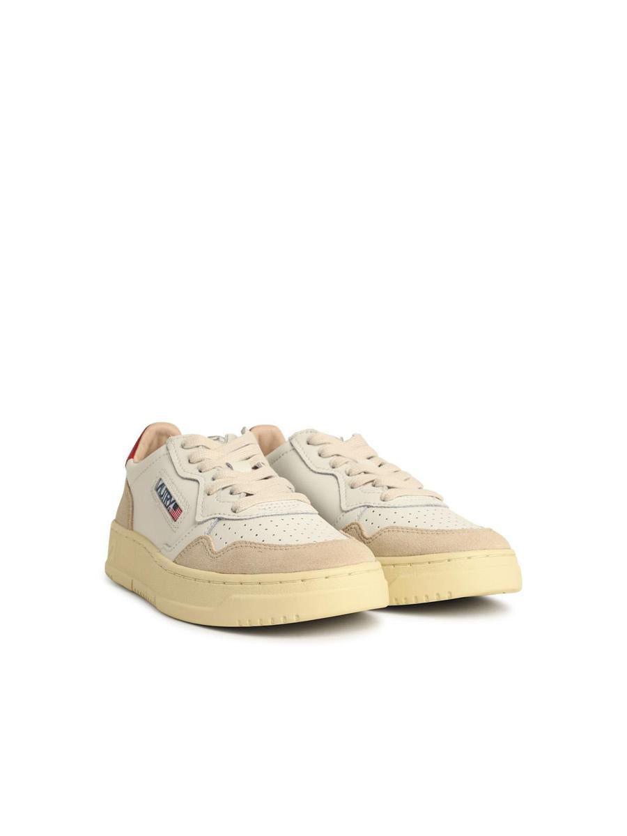 Autry White Leather Sneakers
