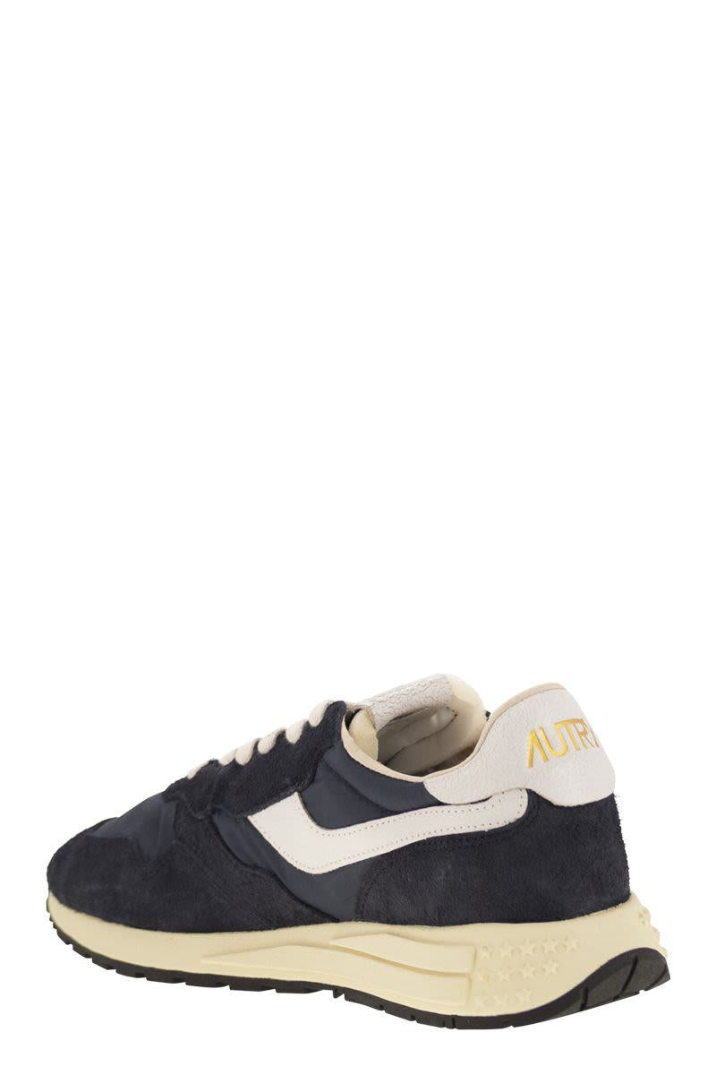 Autry Reelwind - Suede And Technical Textile Trainer