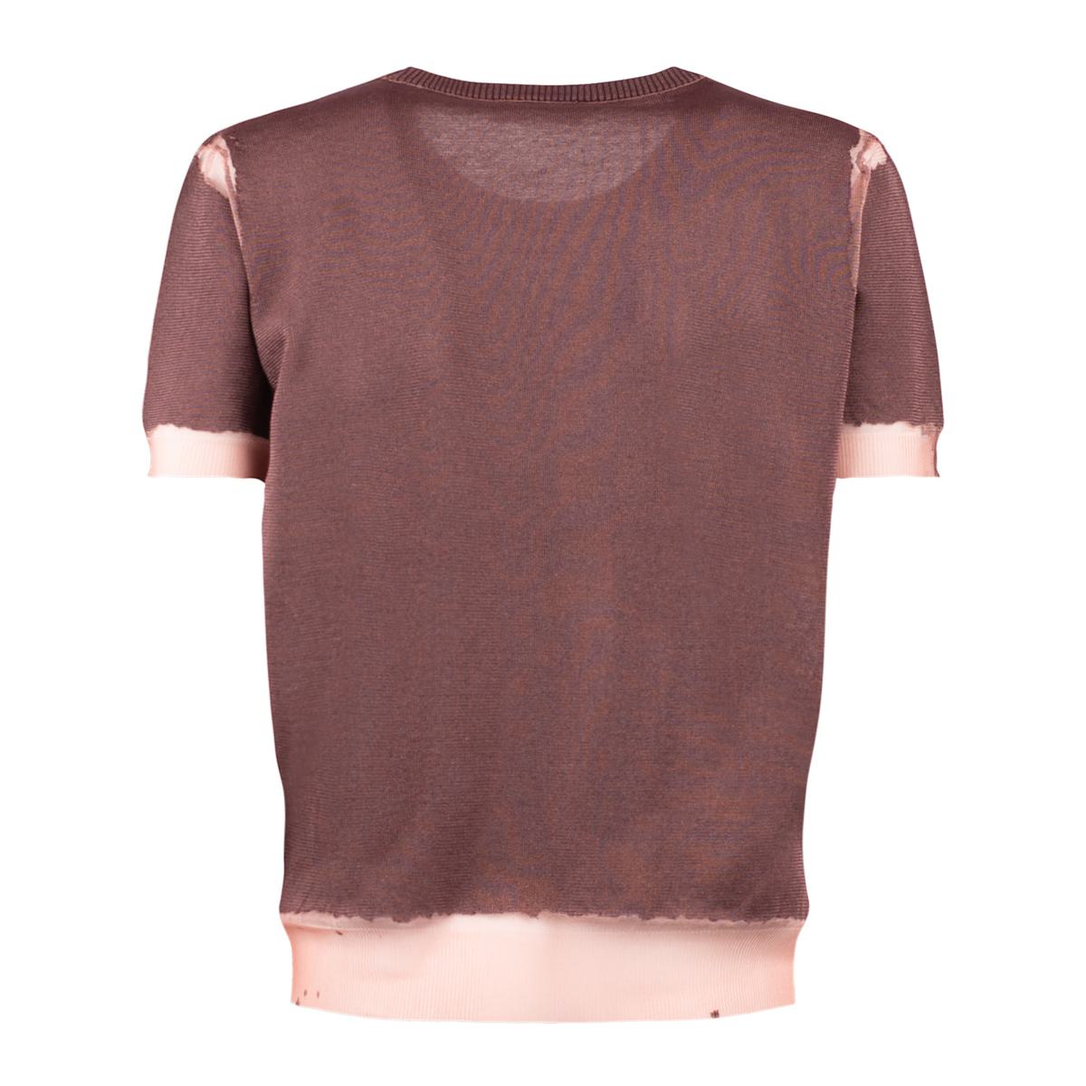 Roberto Collina Brown Cotton Blend Devoré Pullover