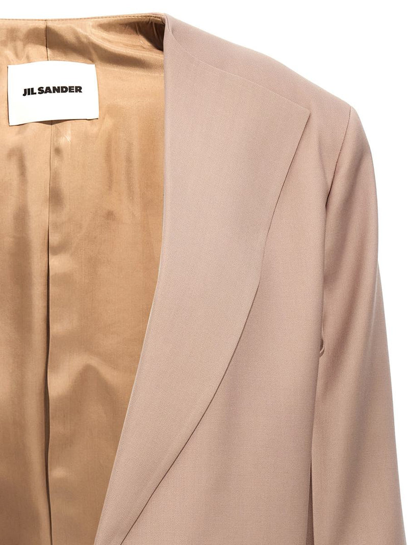 Jil Sander Single-Breasted Blazer Jacket