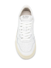 Autry 'Medalist' Sneakers In White Leather
