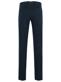 Pt Torino 'Superslim' Navy Cotton Pants
