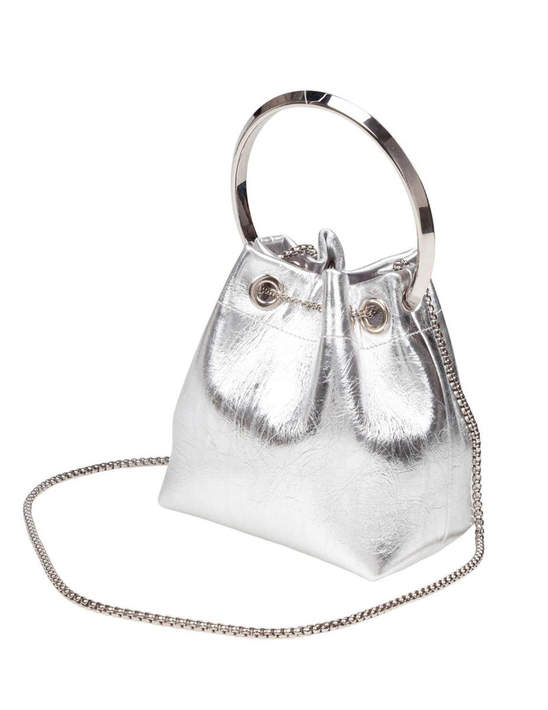 Jimmy Choo Metallic Leather Handbag