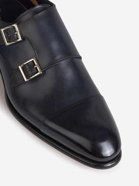 Santoni Double Buckle Shoes