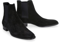 Saint Laurent Wyatt 30 Suede Chelsea Boots