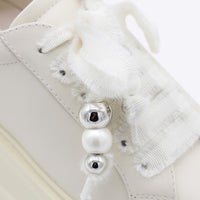 Casadei Milk Leather Nexus Sneakers