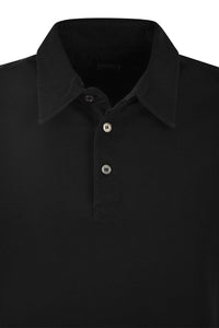 Fedeli Short-Sleeved Cotton Polo Shirt