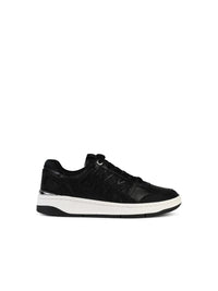 Michael Kors 'Rebel' Black Leather Sneakers
