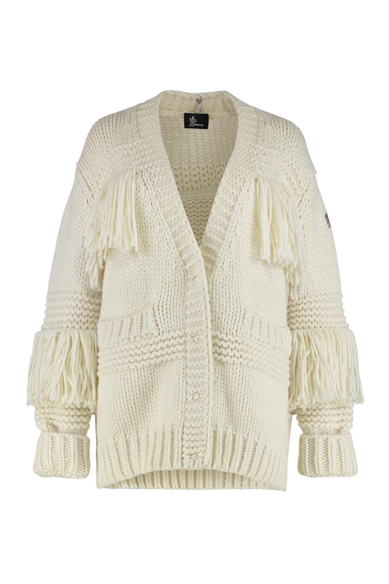 Moncler Grenoble Cardigan In Mixed Wool