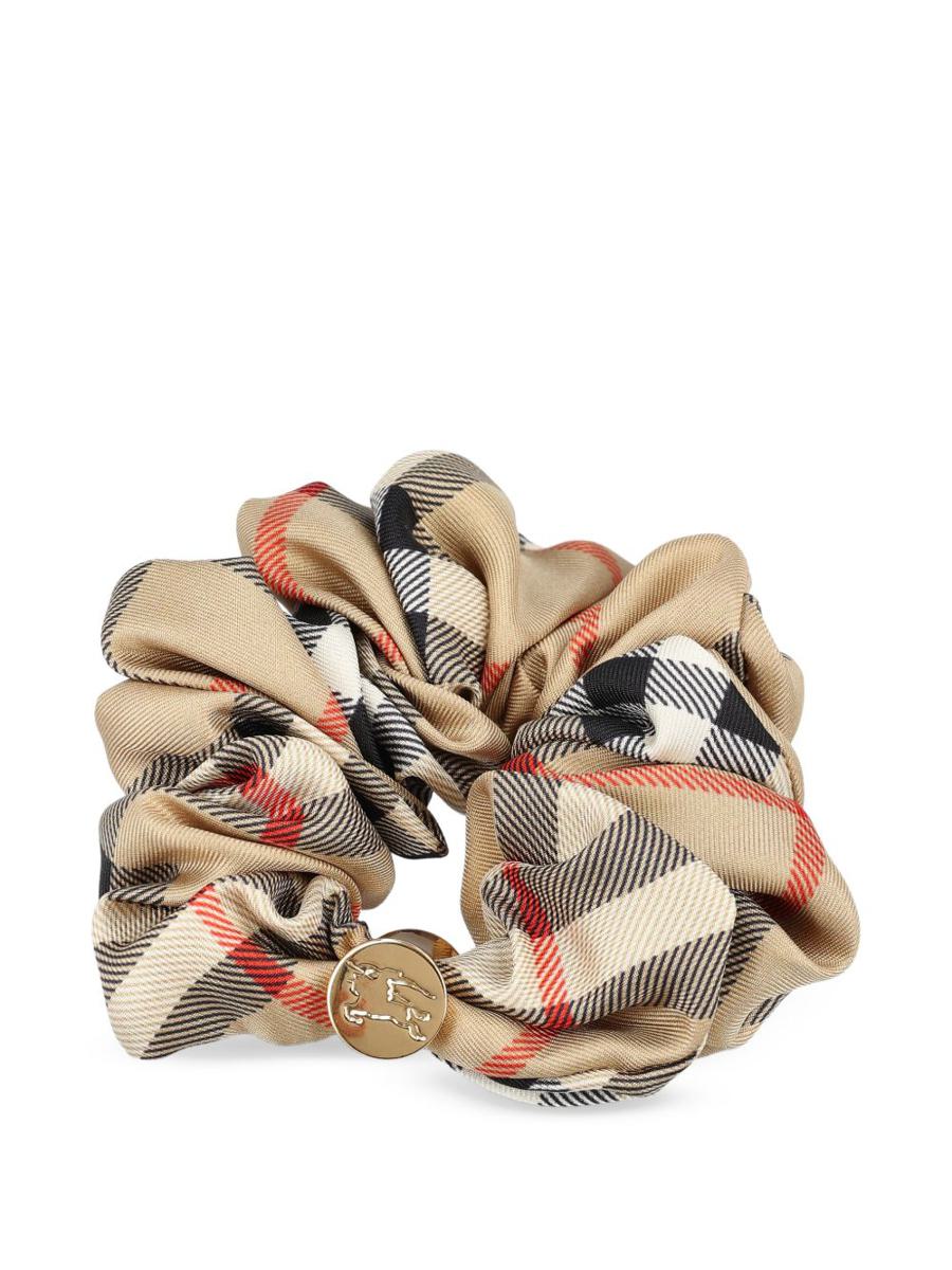 Burberry Check Silk Scrunchie