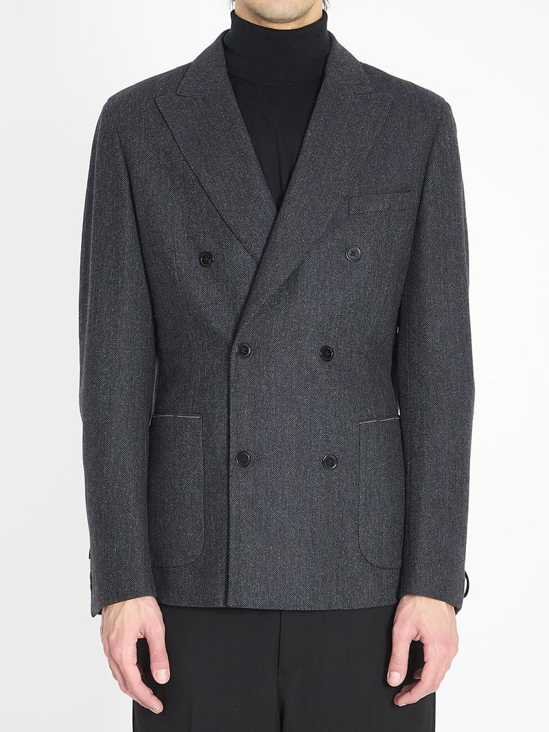 Grey Wool Jacket