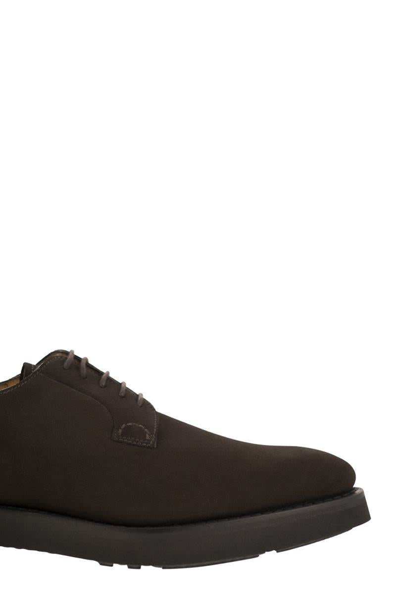 Church'S Suede Calfskin Derby