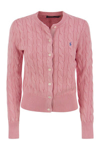 Polo Ralph Lauren Plaited Cardigan With Long Sleeves