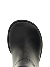 Dries Van Noten Curved Wedge Heel Boots