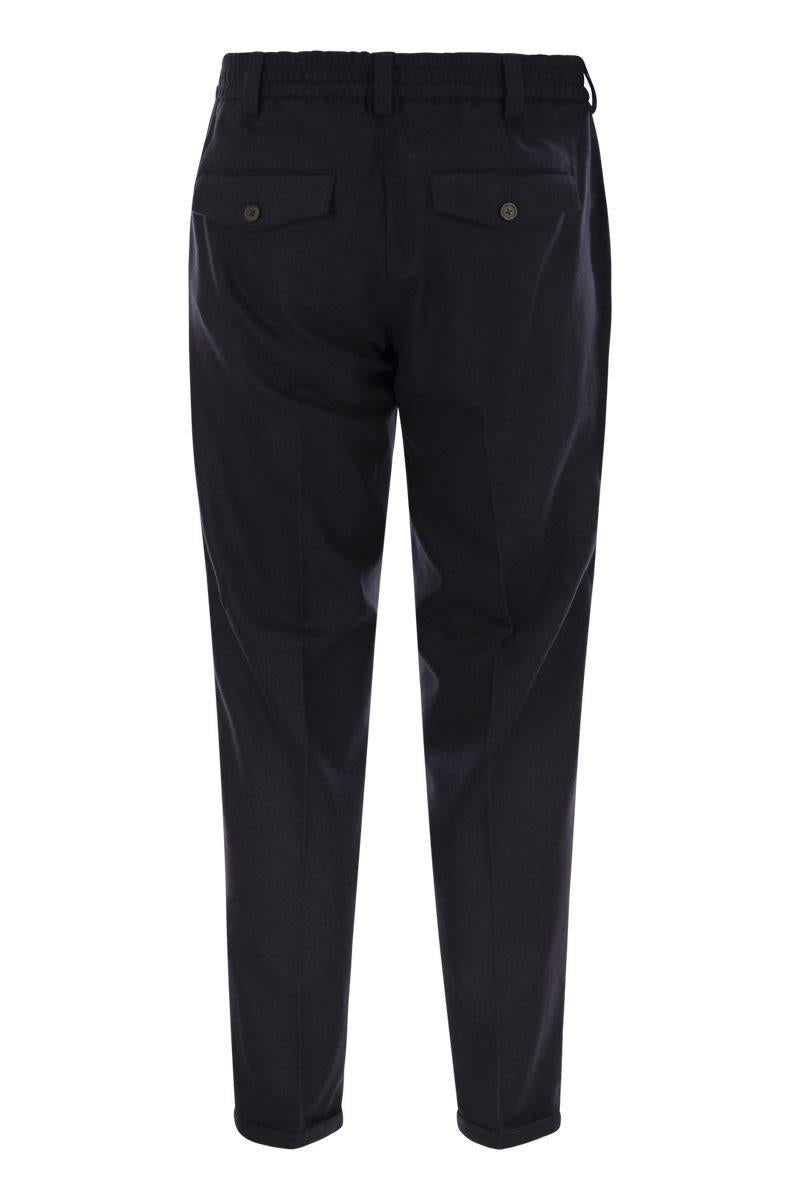 Pt Torino The Rebel - Wool And Cashmere Trousers