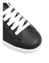 Dolce & Gabbana Portofino Sneakers In Nappa Calfskin