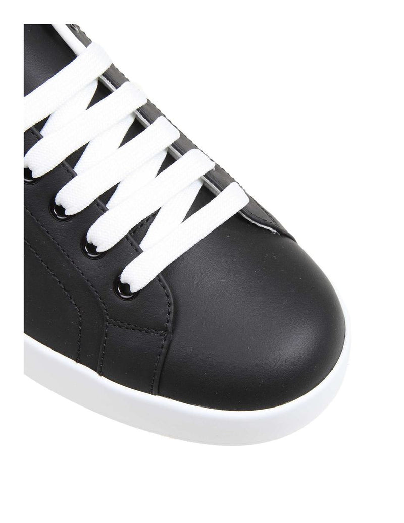 Dolce & Gabbana Portofino Sneakers In Nappa Calfskin