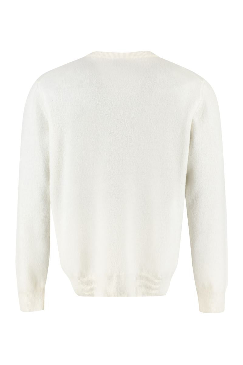 The (Alphabet) The (Knit) - Wool-Cashmere Blend Crew-Neck Pullover