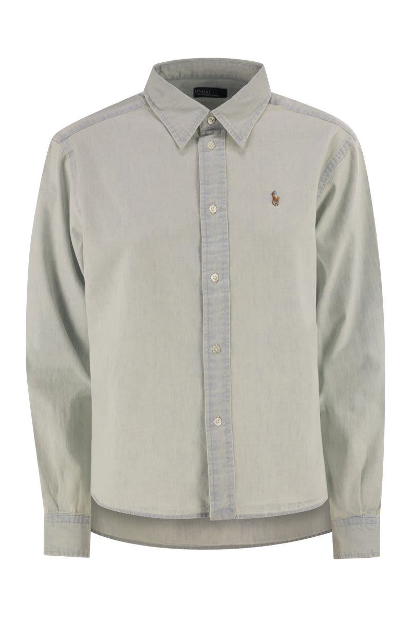 Polo Ralph Lauren Short Square Chambray Shirt
