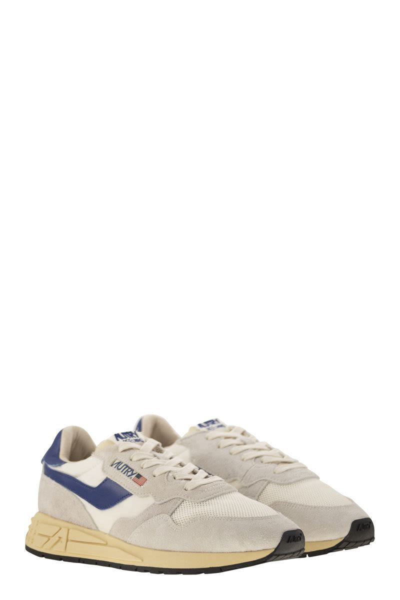 Autry Reelwind - Suede And Technical Textile Trainer