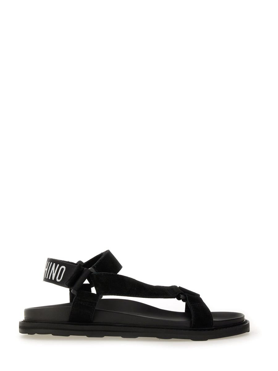 Moschino Sandal With Logo