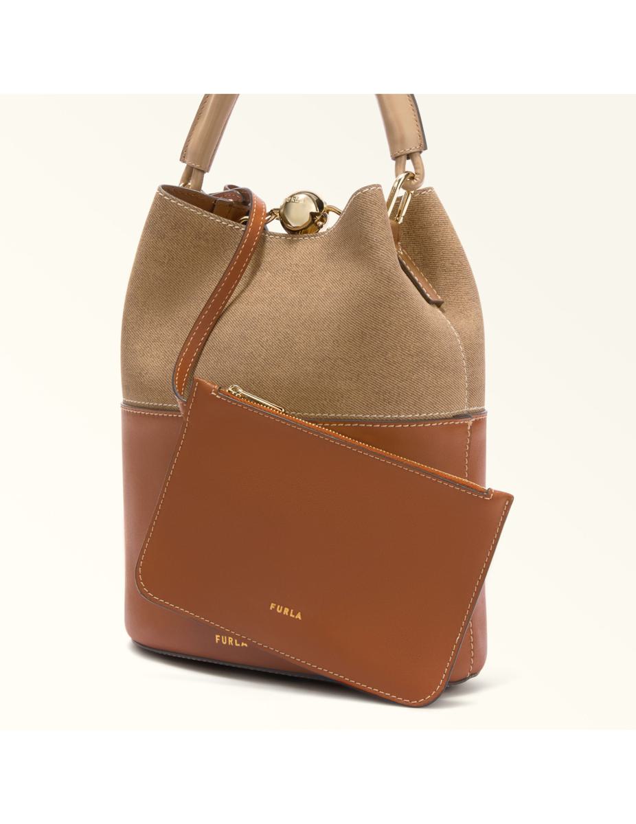 Furla Leather Bucket Bag