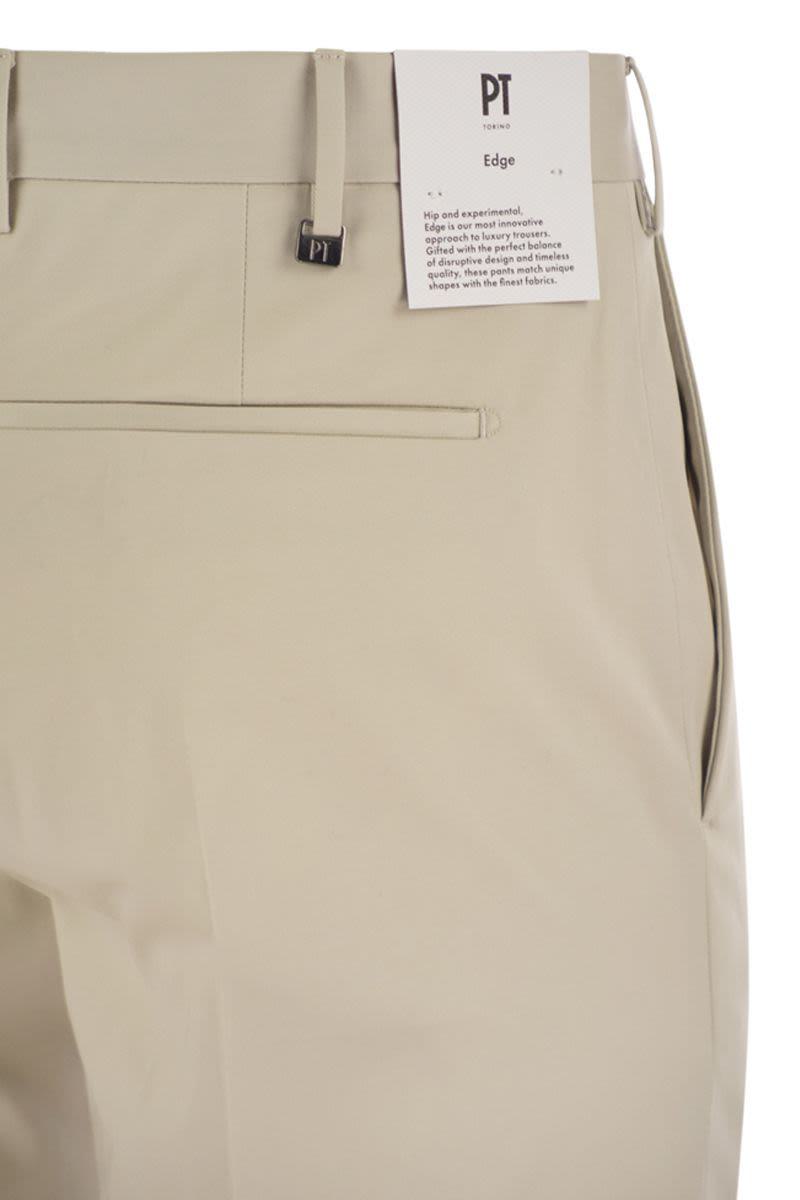 Pt Torino Dieci - Stretch Cotton Trousers