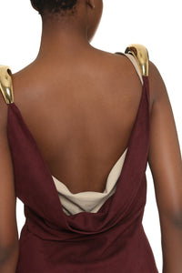 Bottega Veneta Suede Midi-Dress
