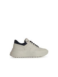 Hogan 'H669' White Leather Sneakers