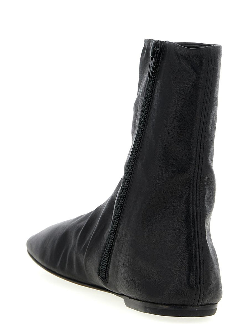 Dries Van Noten Leather Ankle Boots