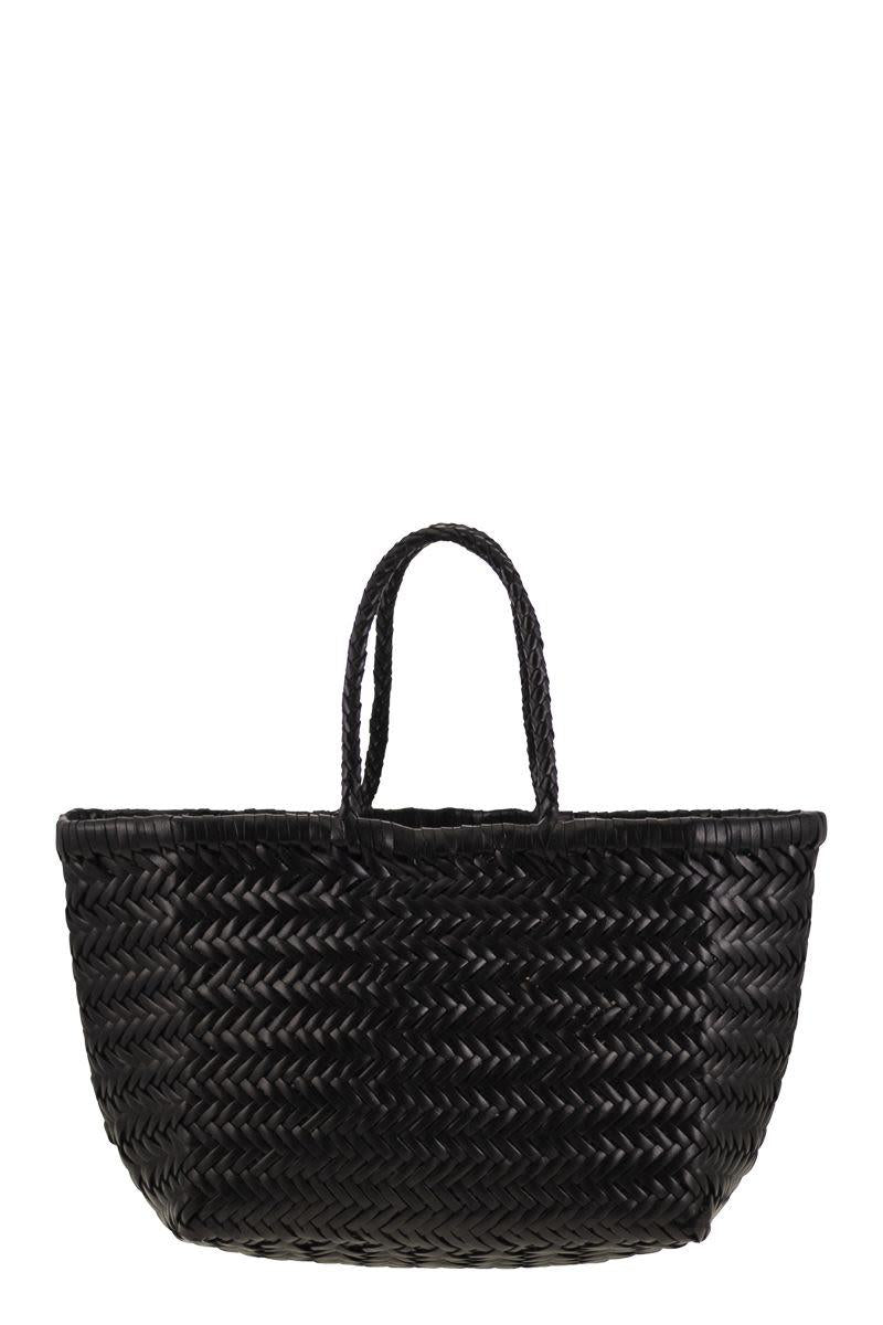 Dragon Diffusion Triple Jump Small - Woven Leather Bag