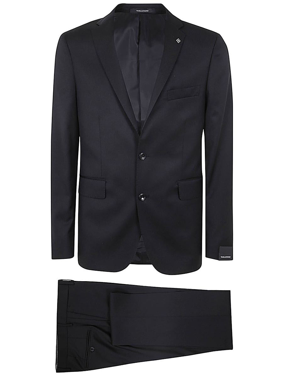 Tagliatore Classic Suit With Constructed Shoulder Clothing