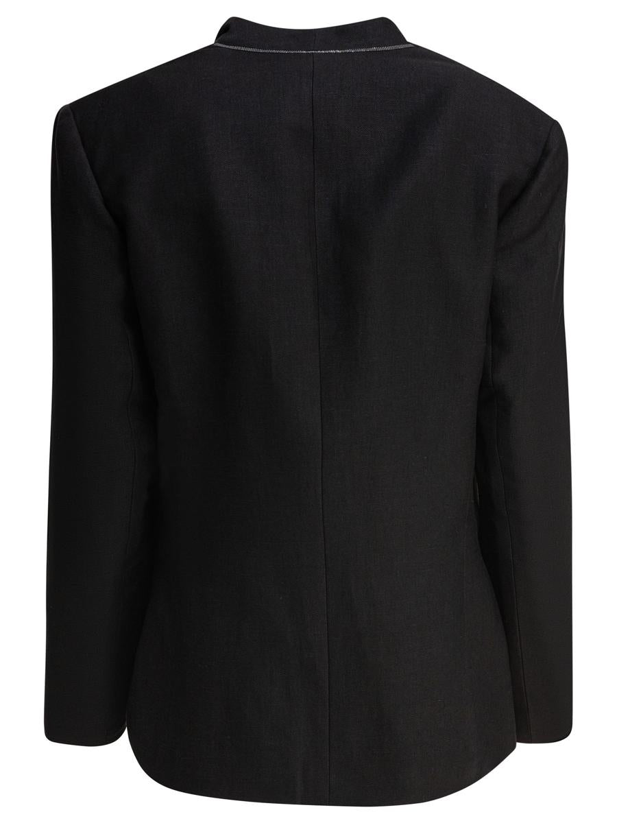 Brunello Cucinelli Blazer With Integrated Tank Top