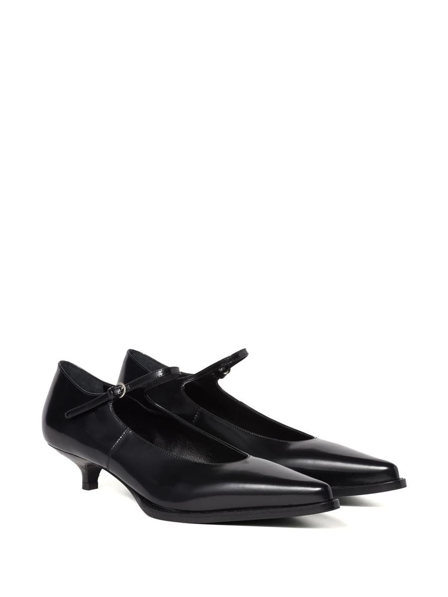 Miu Miu 35Mm Brushed Leather Pumps